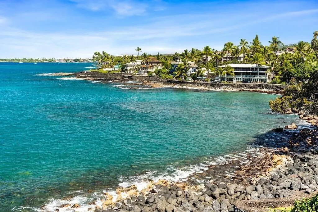 Ocean Echoes: Kona'S Oceanfront Family Oasis Kailua-Kona Estados Unidos da América